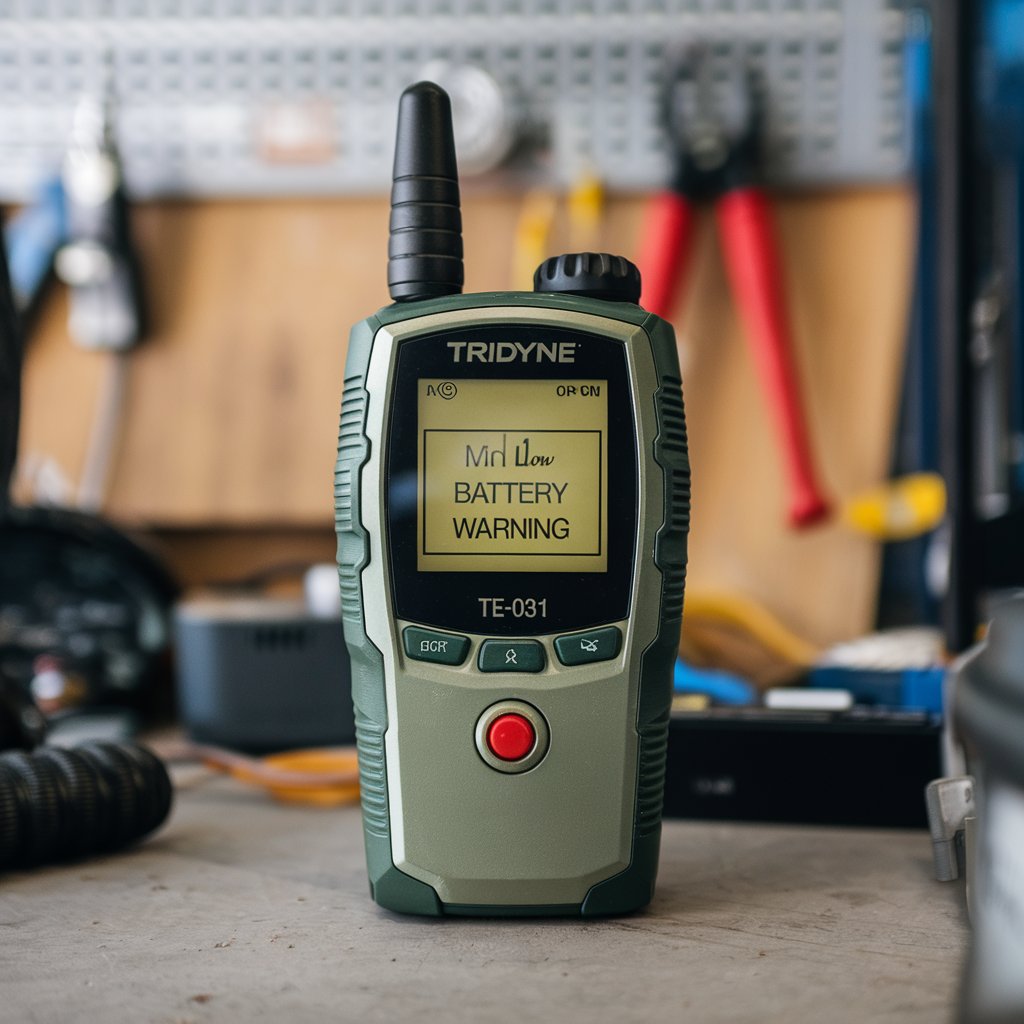 Tridyne TE-031 low battery warning