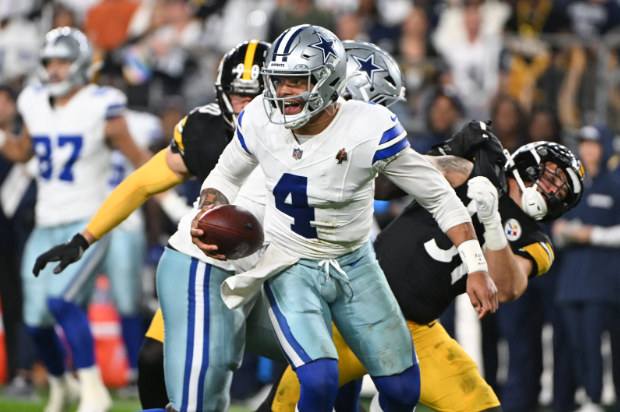 dallas cowboys vs steelers match player stats